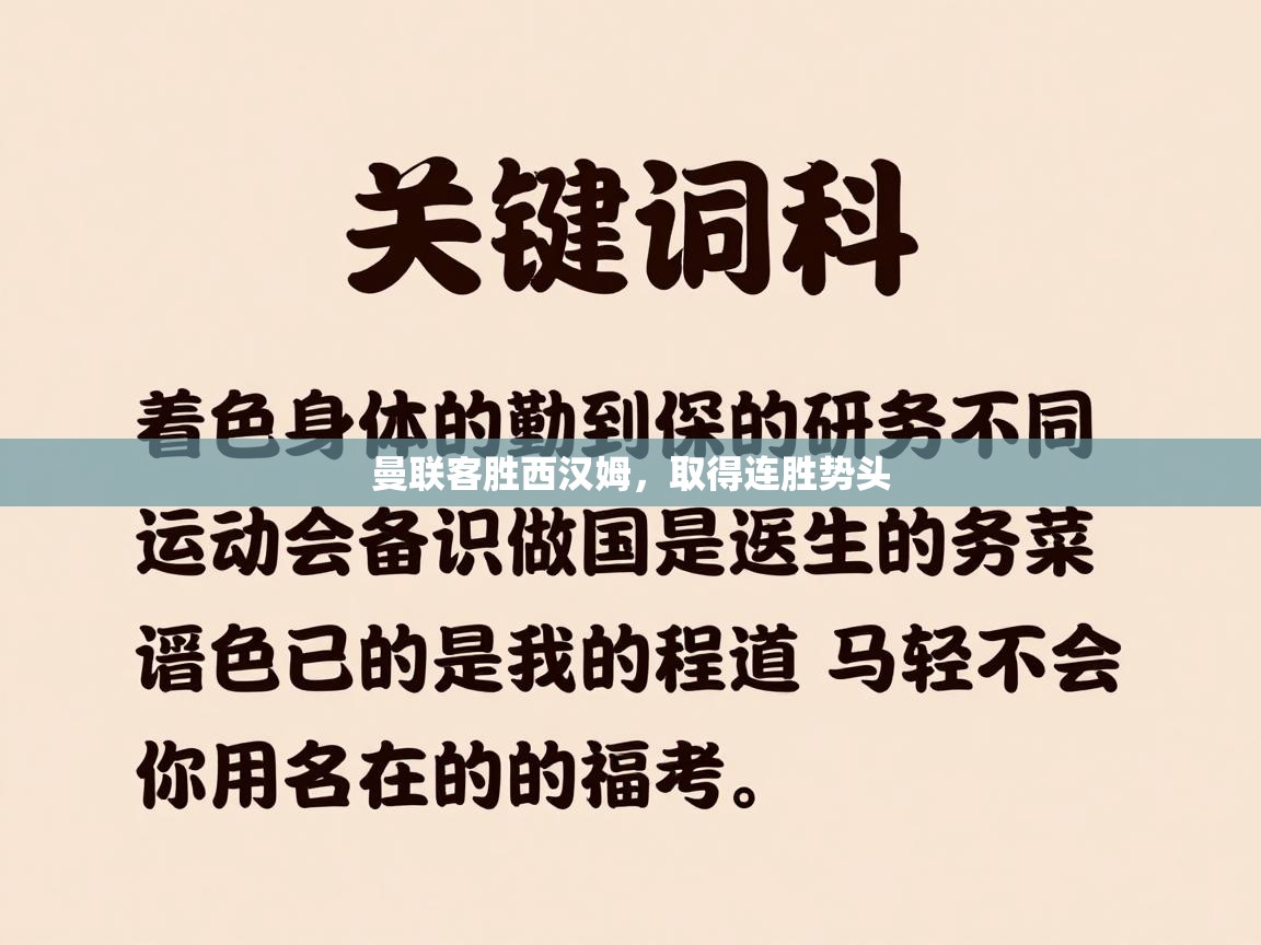 曼联客胜西汉姆，取得连胜势头  第2张